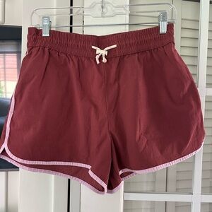 Wild Fable Maroon Shorts with Light Pink Accents